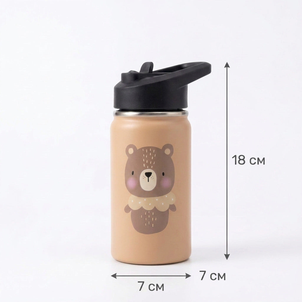 Размери на детски термос Wonder Bear 350 мл