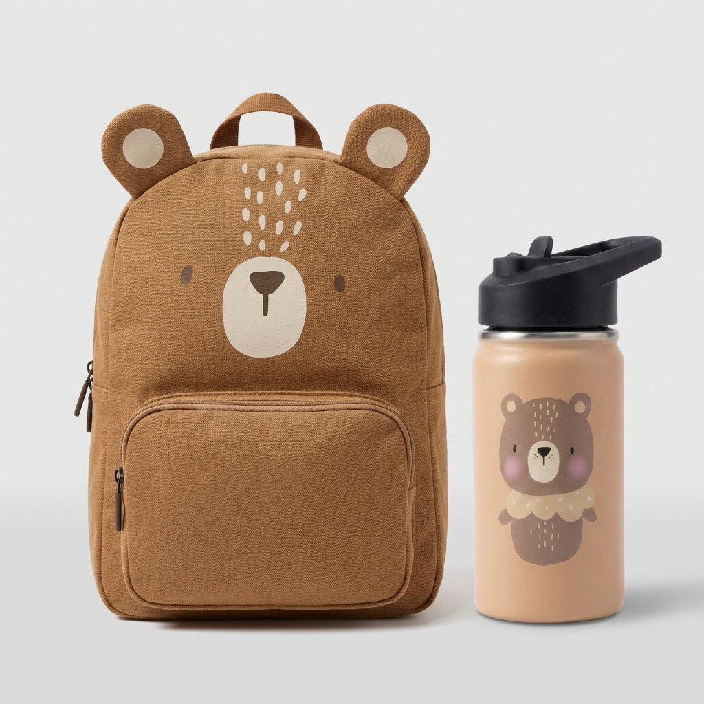 Wonder Bear Duo комплект с детска раница и термос – Petriya’s Wonders